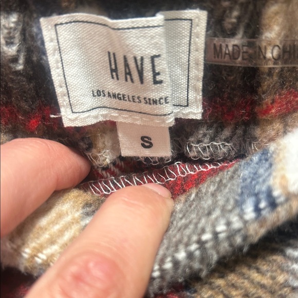 Have Red and Brown Plaid Mini Skirt - Picture 3 of 6